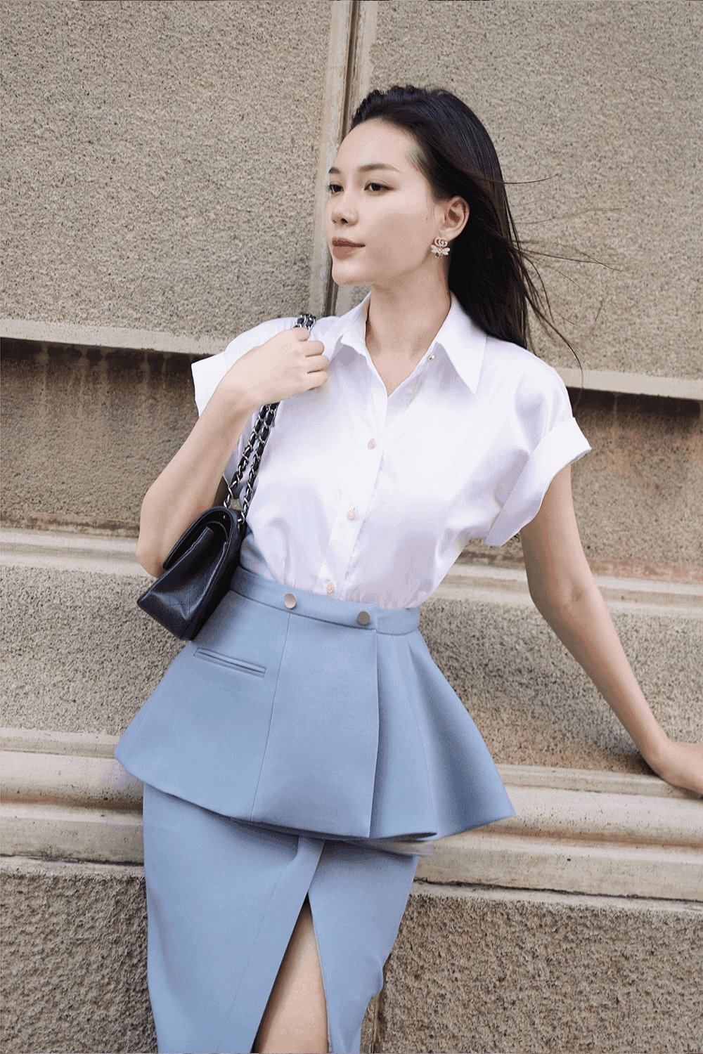 Feni Peplum Skirt Cover MEAN BLVD