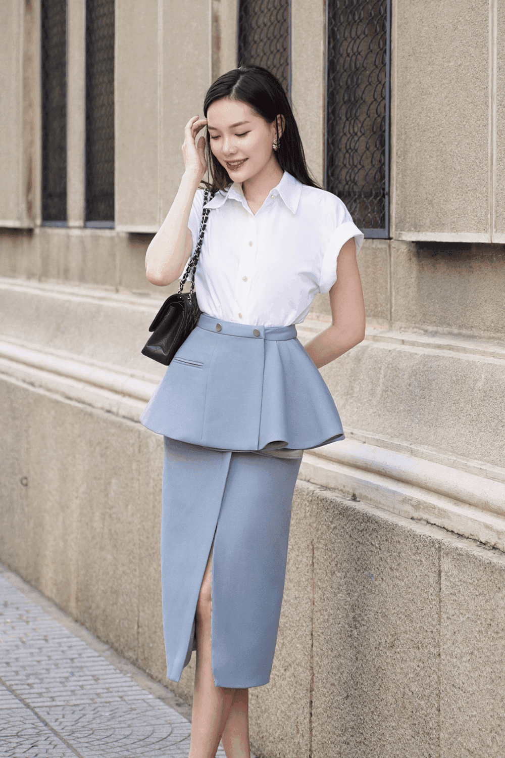 Feni Peplum Skirt Cover MEAN BLVD