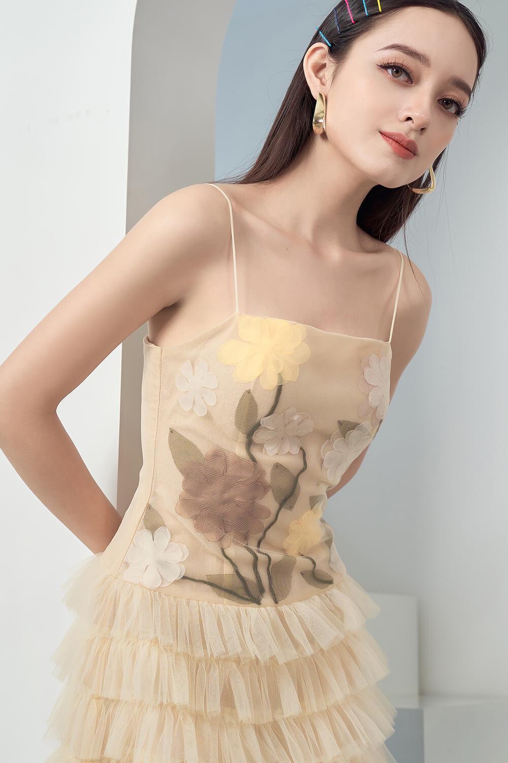 Finalie Ruffle Layered Dress MEAN BLVD