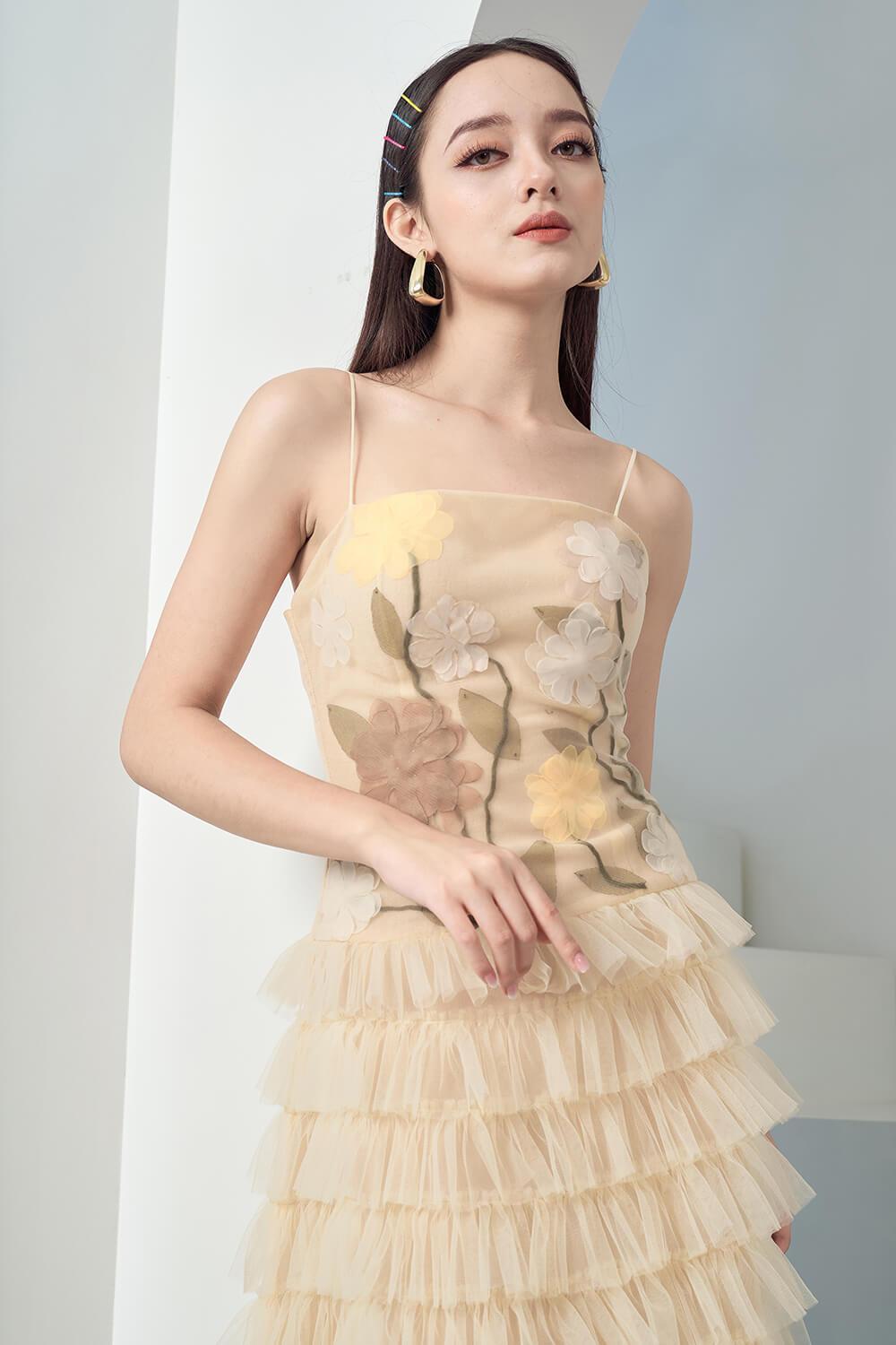 Finalie Ruffle Layered Dress MEAN BLVD