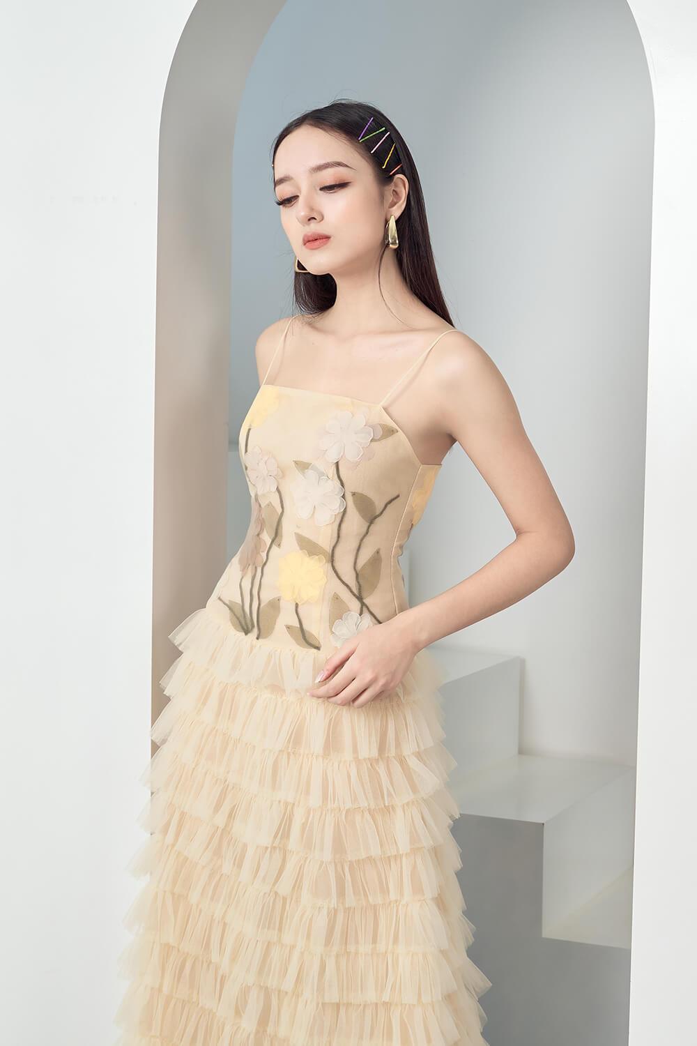 Finalie Ruffle Layered Dress MEAN BLVD