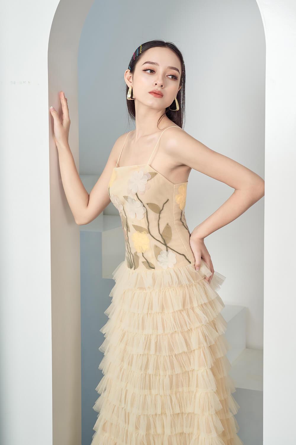 Finalie Ruffle Layered Dress MEAN BLVD