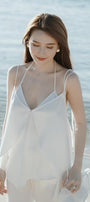 Fistula Straight Wide Leg Silk Extra Long Length Pants MEAN BLVD