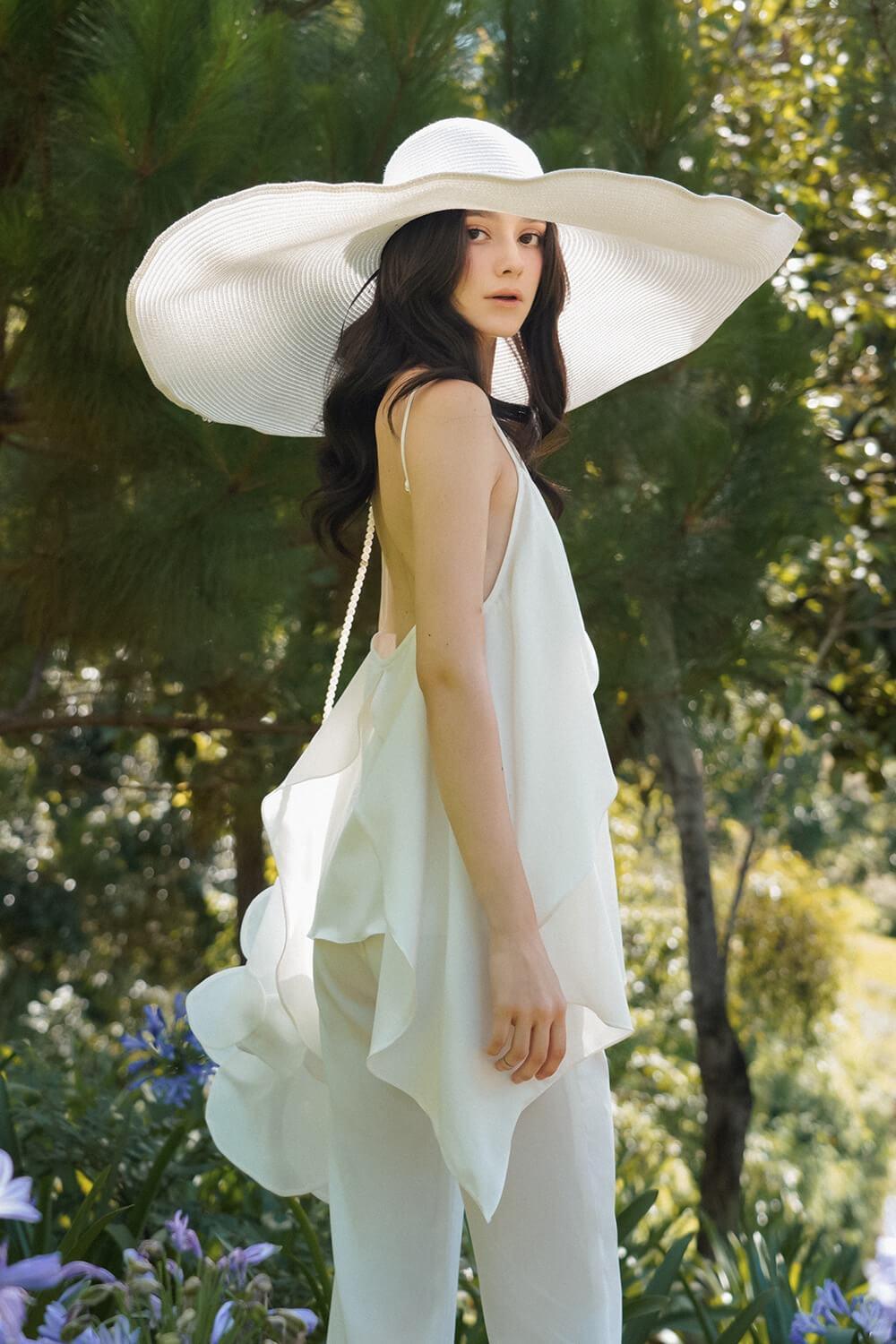 Fistula Straight Wide Leg Silk Extra Long Length Pants MEAN BLVD