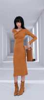 Flame Shoulder-Cut Dress MEAN BLVD