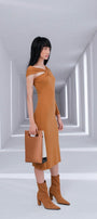 Flame Shoulder-Cut Dress MEAN BLVD