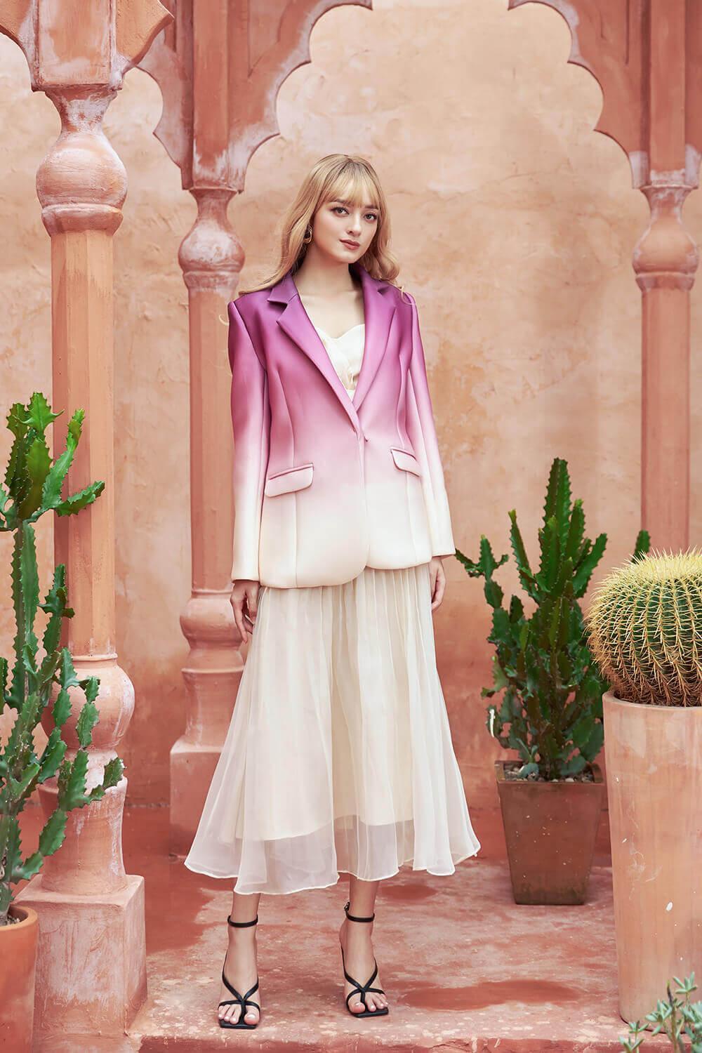 Fluxy Ombre Blazer - MEAN BLVD