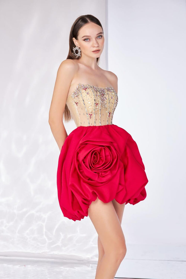 Fusia Rose Dress MEAN BLVD