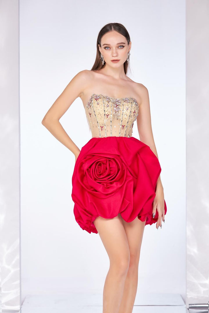Fusia Rose Dress MEAN BLVD