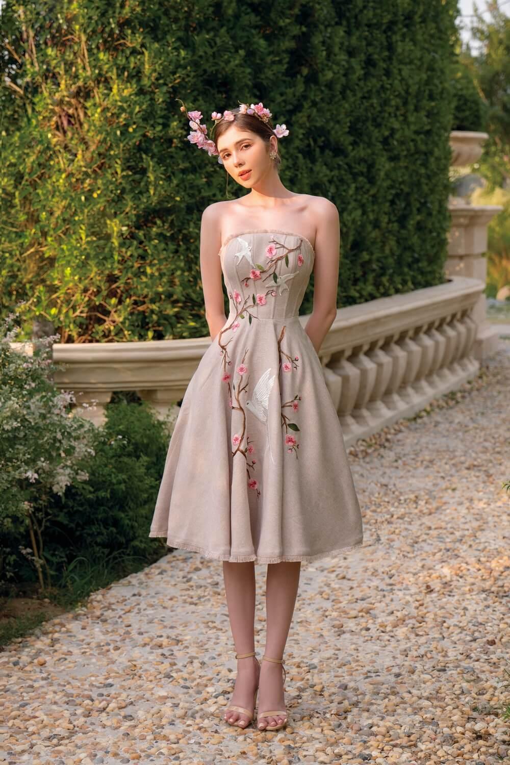 Gladi Strapless Dress MEAN BLVD