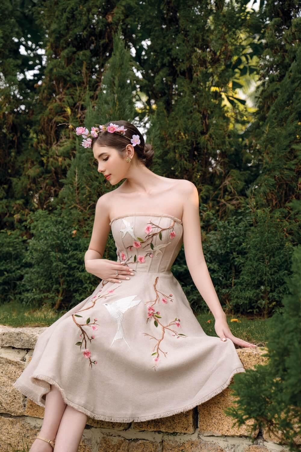 Gladi Strapless Dress MEAN BLVD