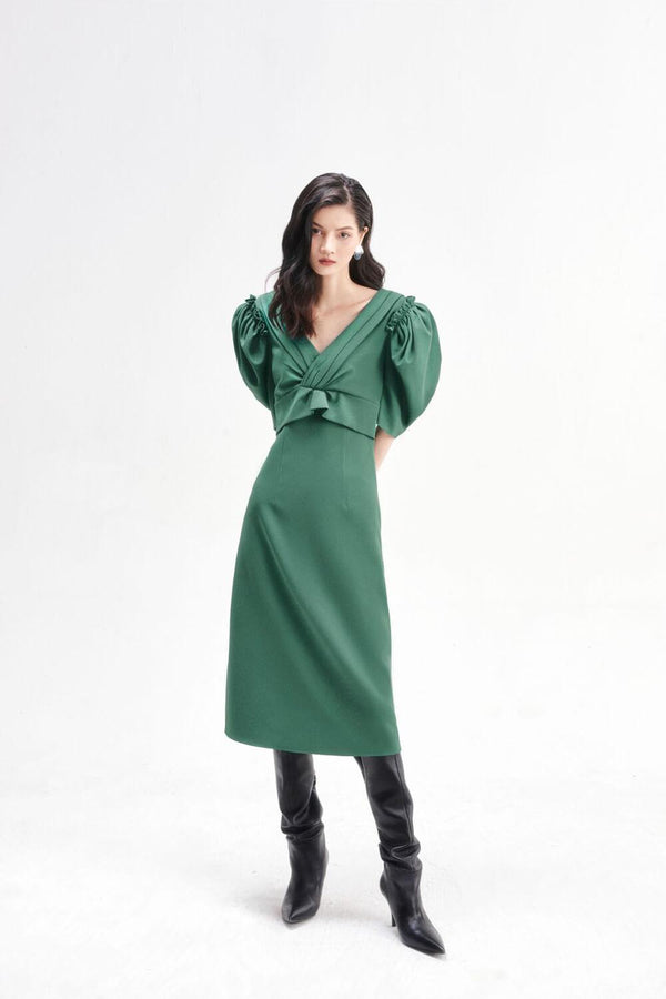 Grace Puffy Sleeves Dress MEAN BLVD