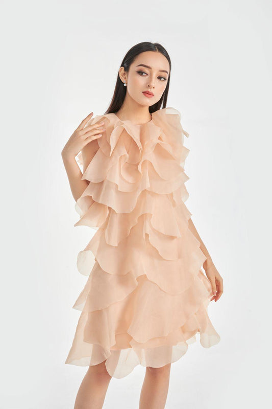 Hailey Ruffle Layers Dress MEAN BLVD