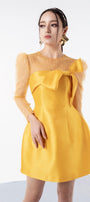 Headey Puffy Shoulder Dress MEAN BLVD