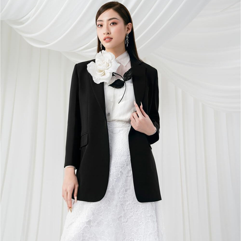 Hubby Notched Lapel Blazer MEAN BLVD