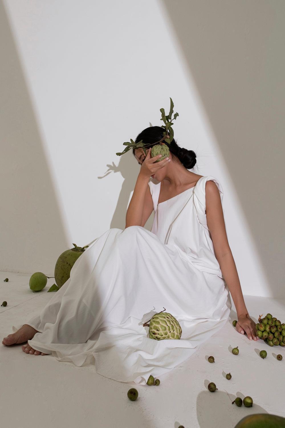 Hy Flared Strappy Floss Floor Length Dress MEAN BLVD