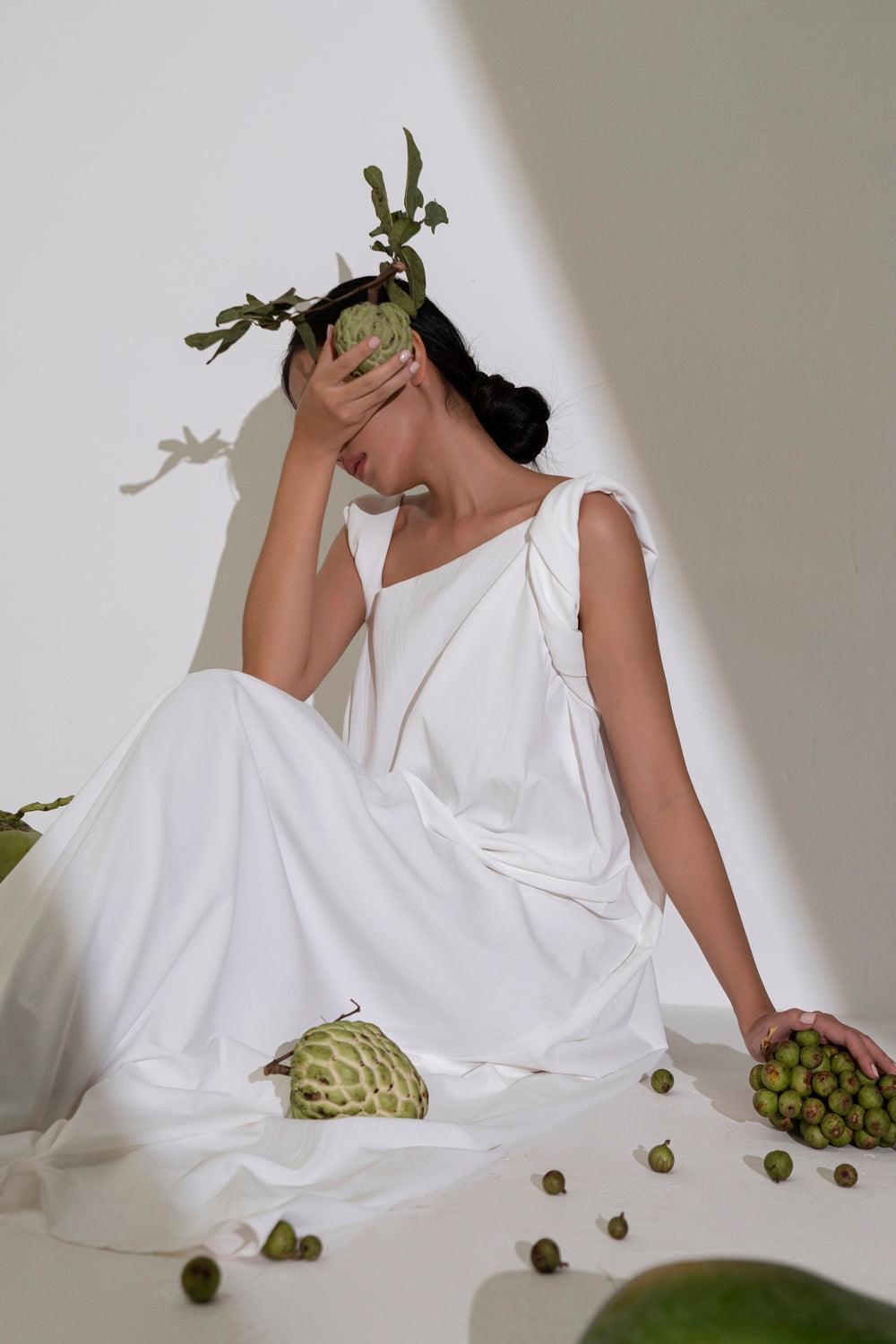 Hy Flared Strappy Floss Floor Length Dress MEAN BLVD