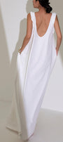 Hy Flared Strappy Floss Floor Length Dress MEAN BLVD