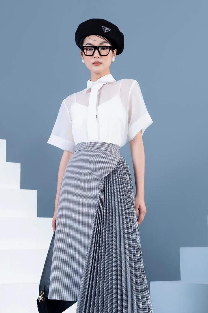 Issac Side Pleated Skirt MEAN BLVD