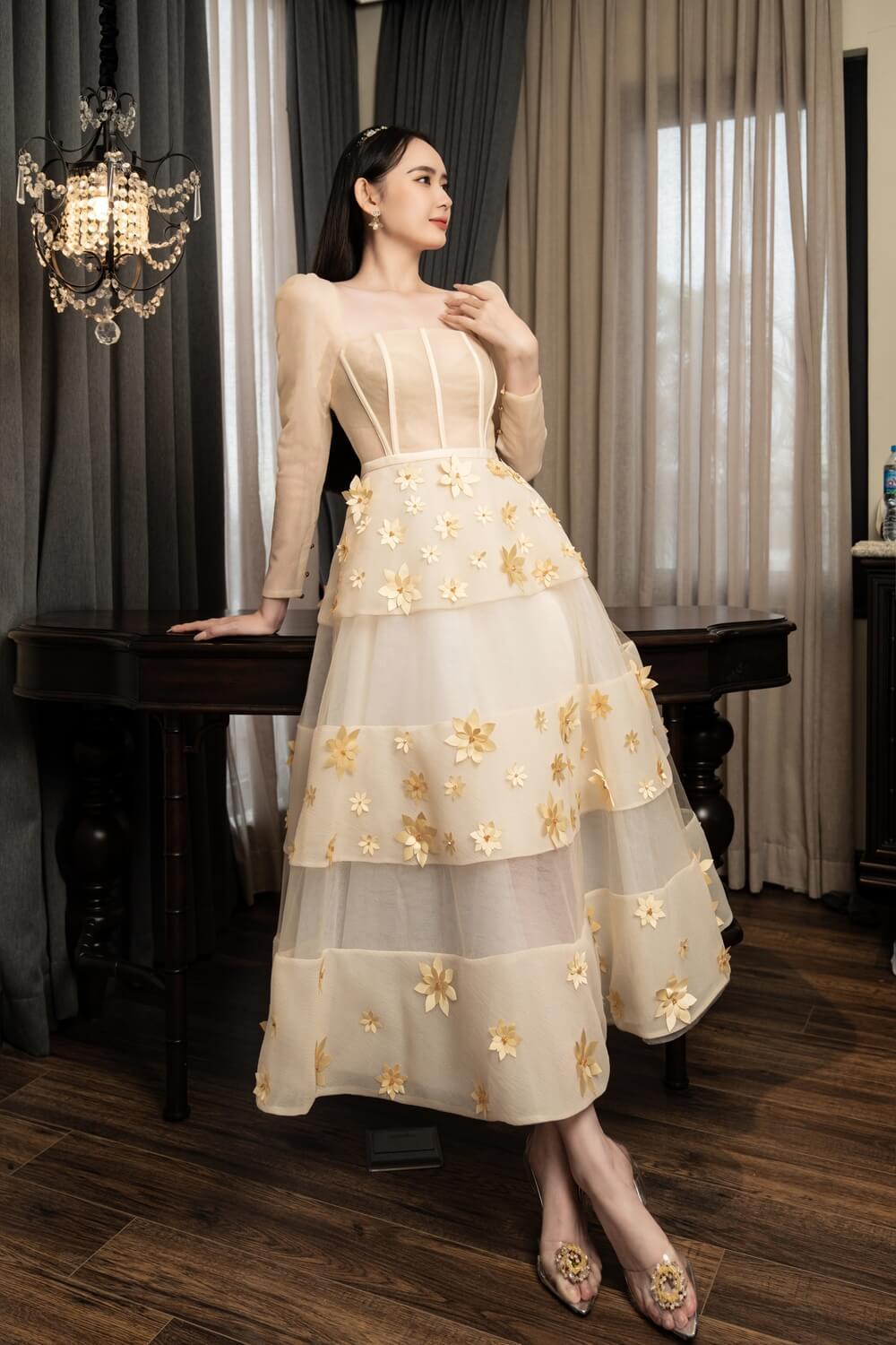 Jacqueline Square Neck Dress MEAN BLVD