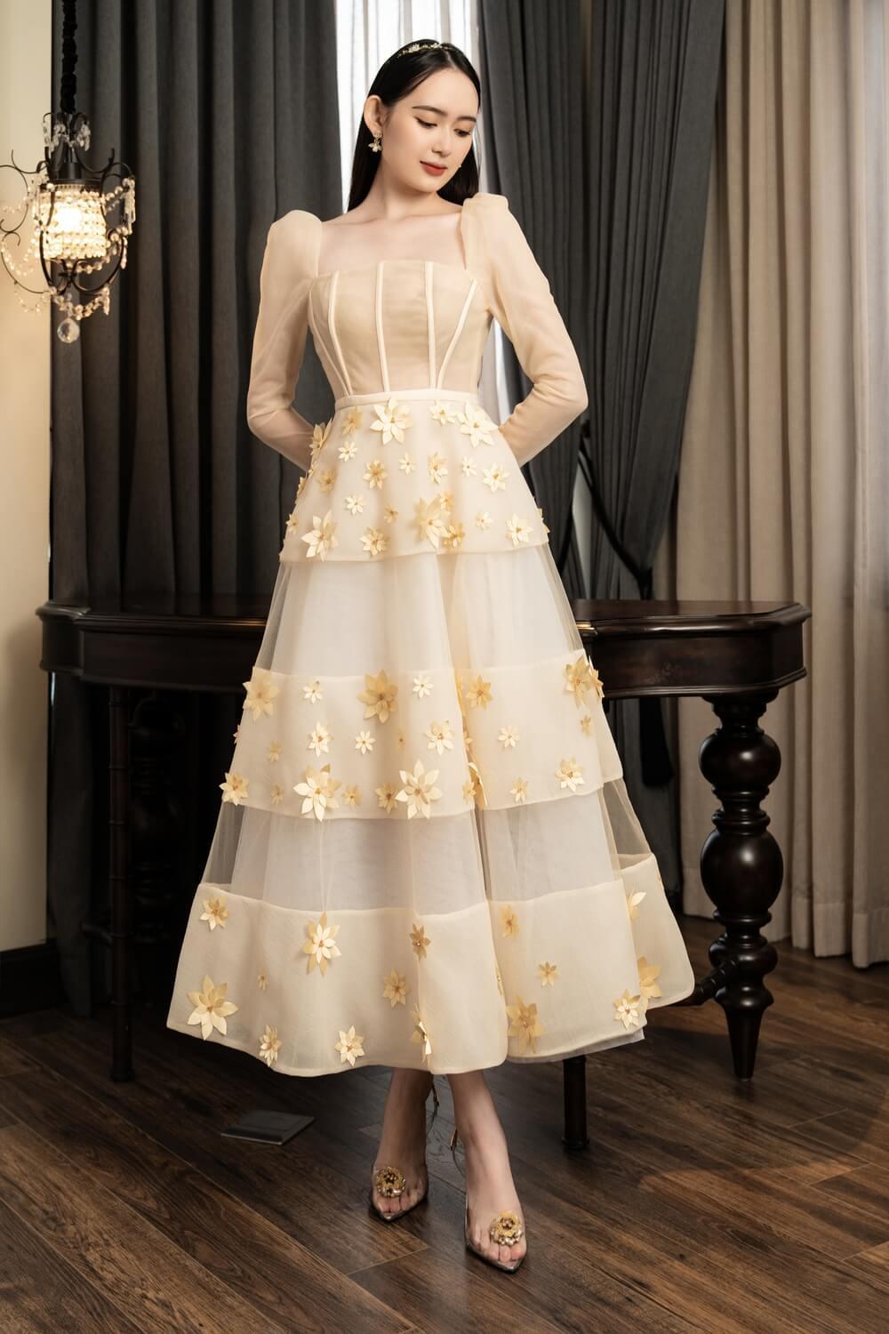 Jacqueline Square Neck Dress MEAN BLVD