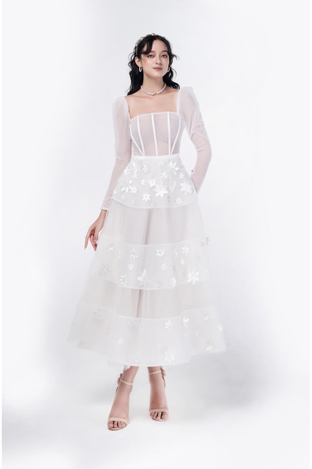 Jacqueline Square Neck Dress MEAN BLVD