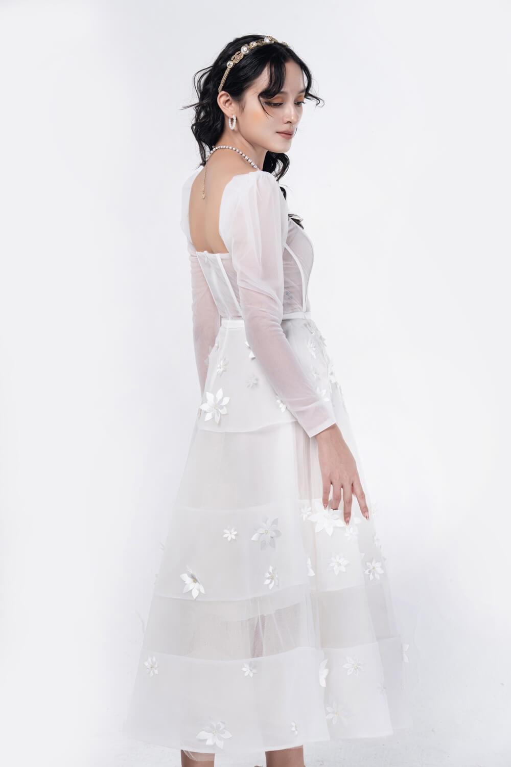 Jacqueline Square Neck Dress MEAN BLVD