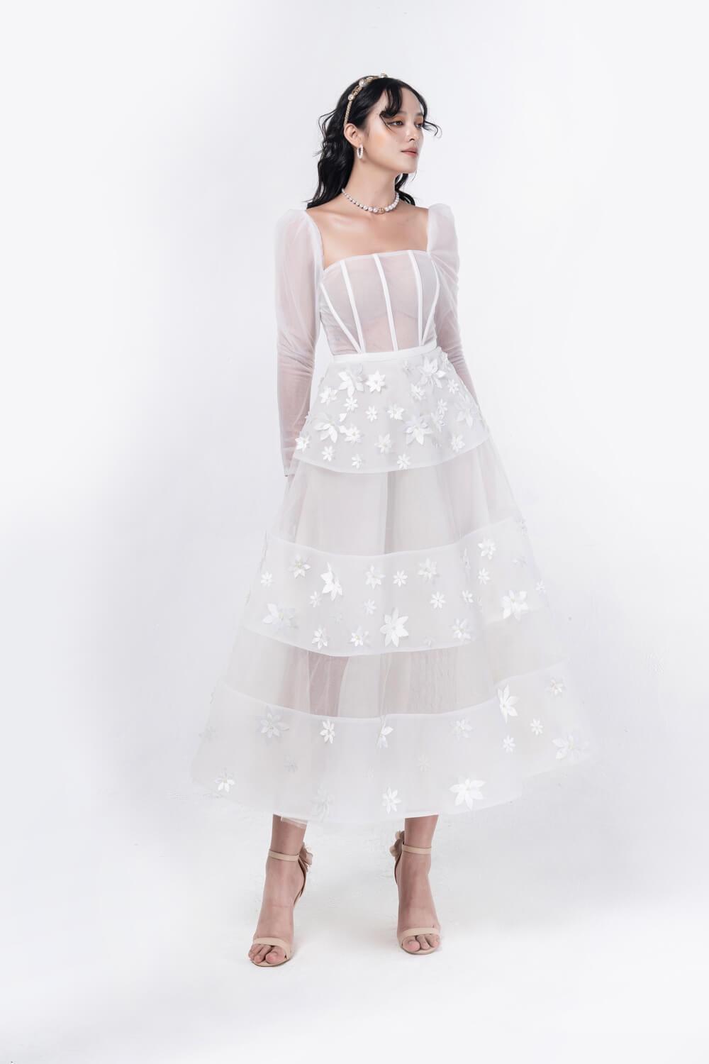 Jacqueline Square Neck Dress MEAN BLVD