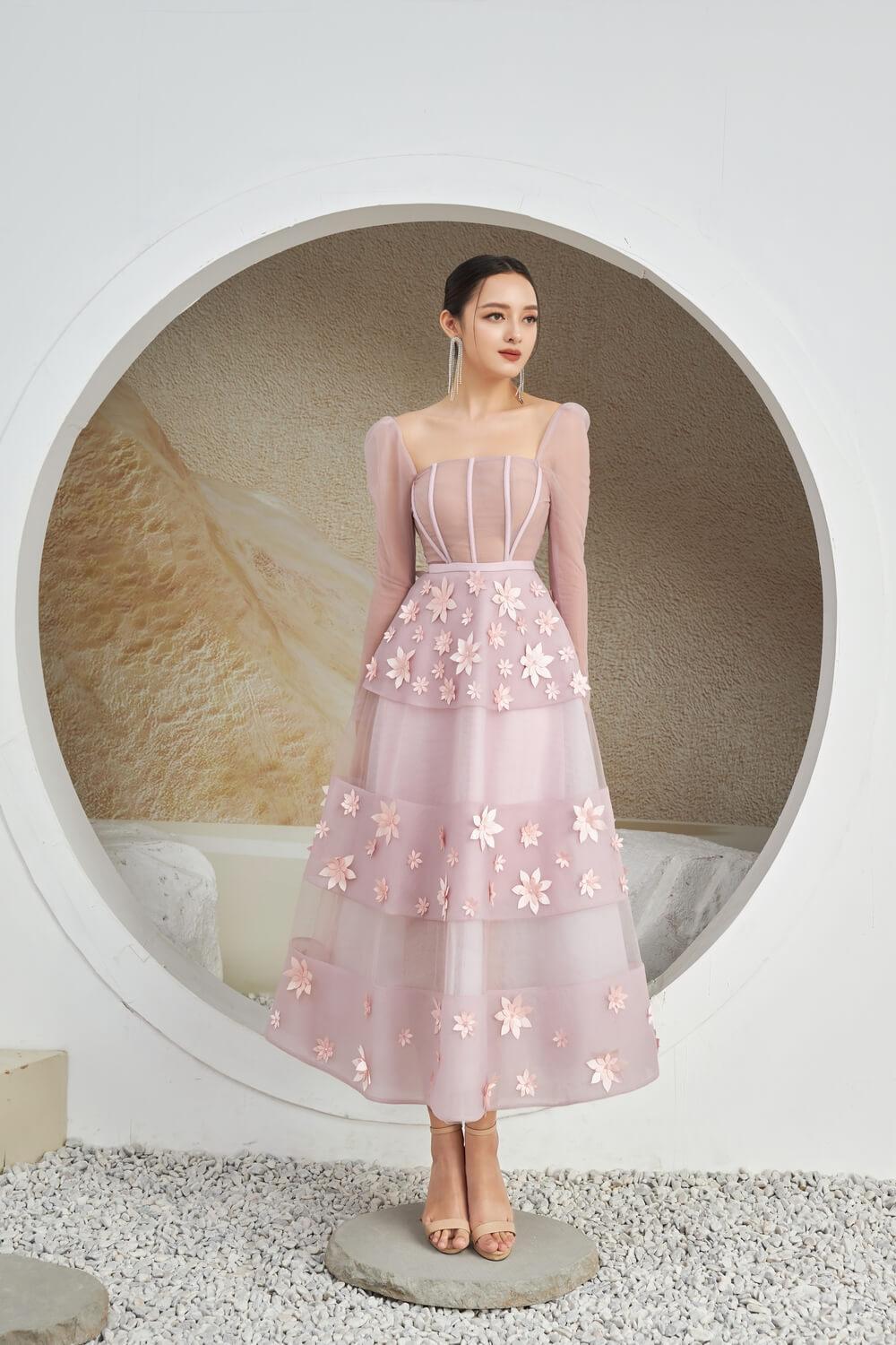 Jacqueline Square Neck Dress MEAN BLVD