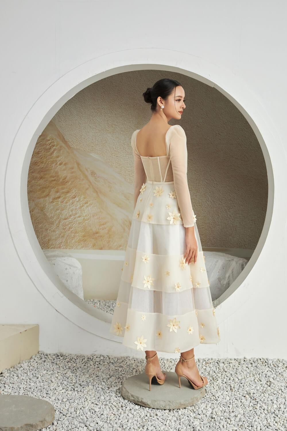 Jacqueline Square Neck Dress MEAN BLVD