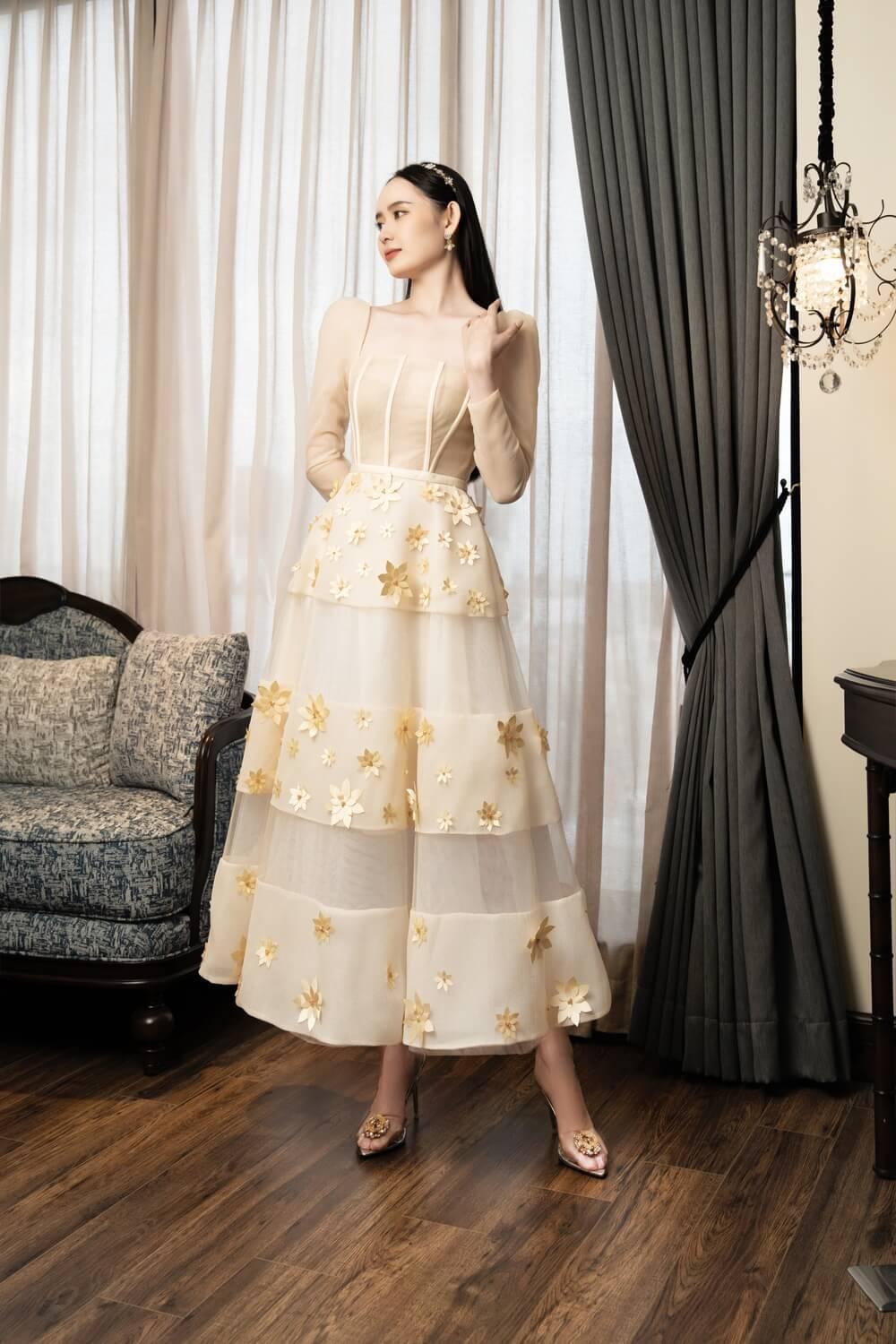 Jacqueline Square Neck Dress MEAN BLVD