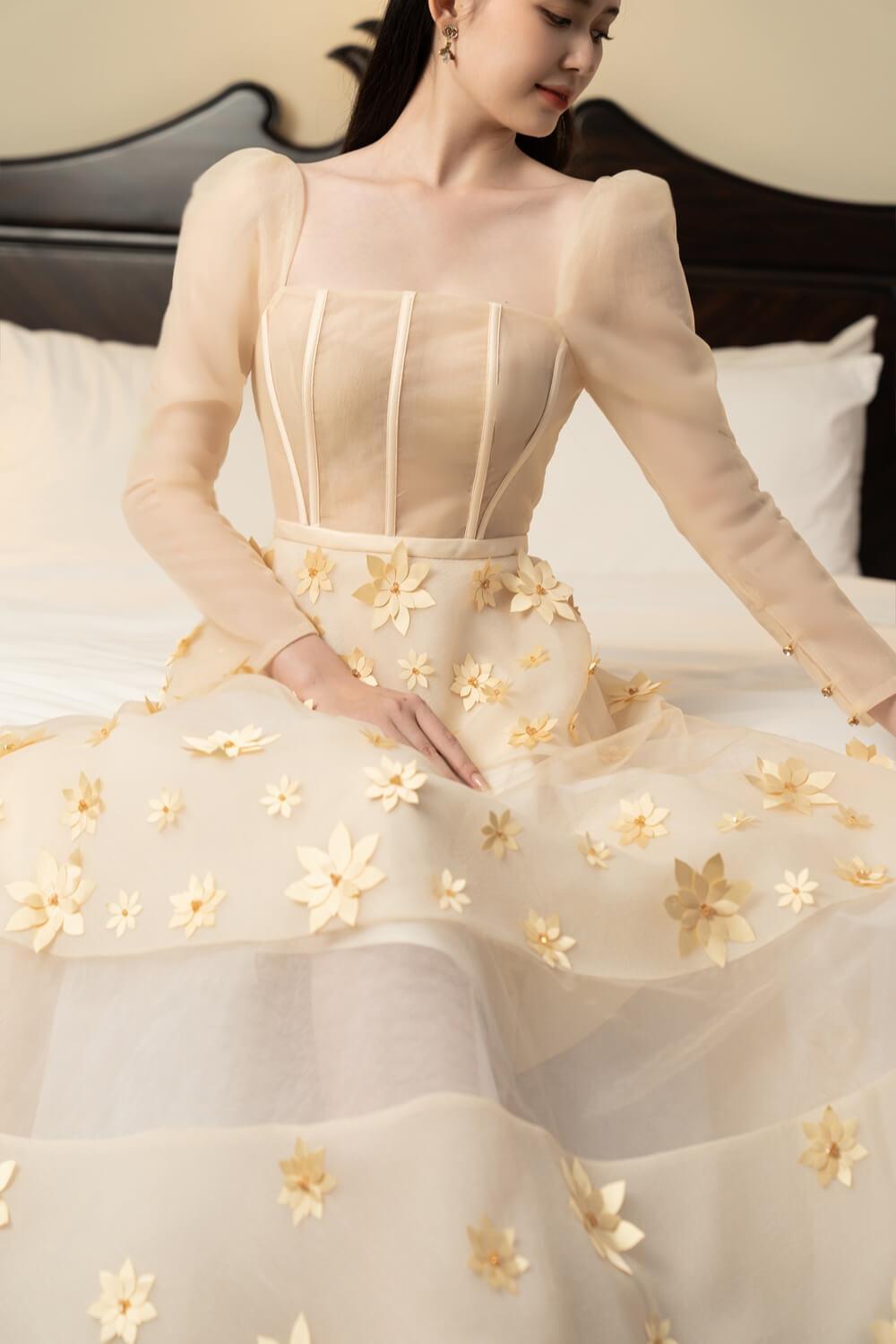 Jacqueline Square Neck Dress MEAN BLVD