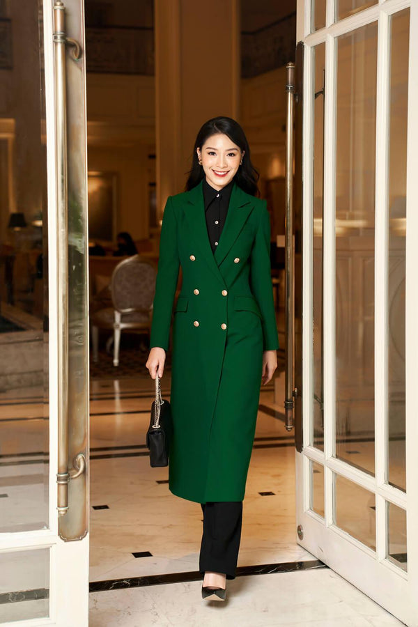 Jade Double-Breasted Coat MEAN BLVD