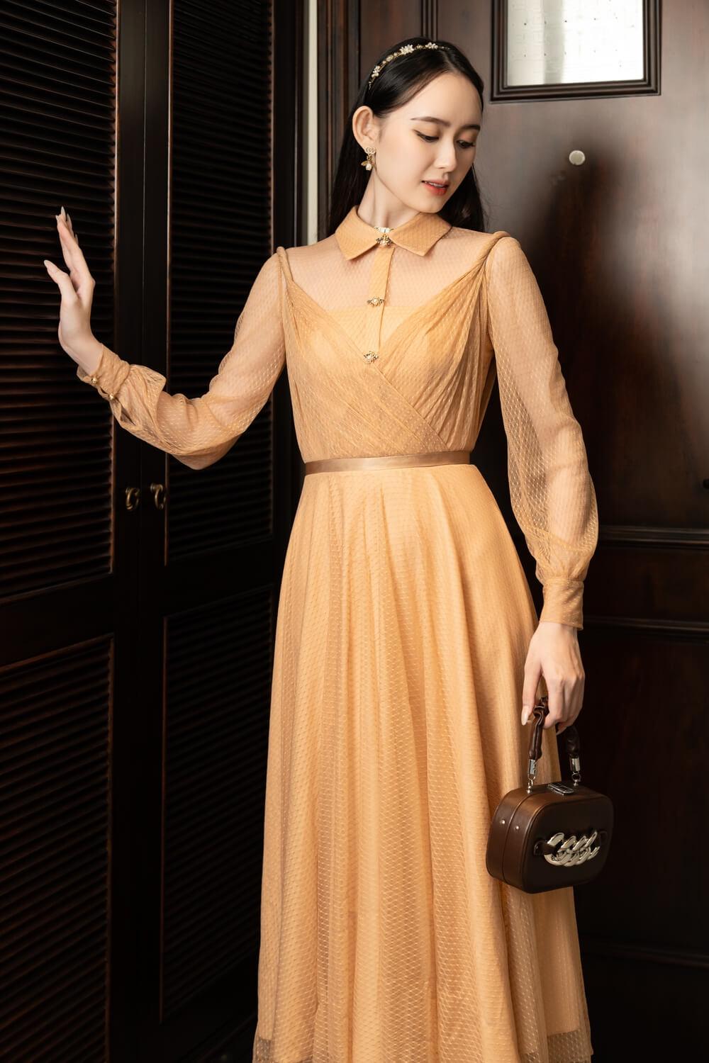 Jamie Long Sleeves Dress MEAN BLVD