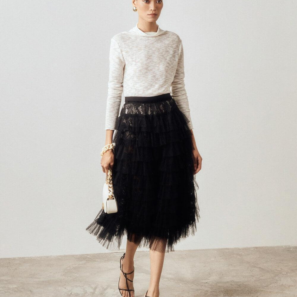 Jaya Layered Ruffle Skirt MEAN BLVD