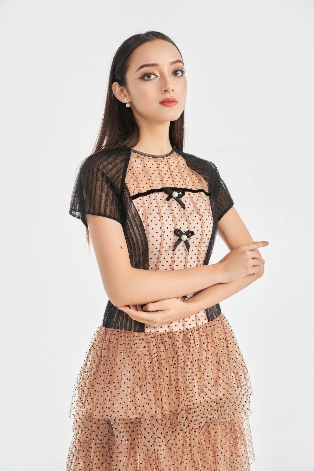 Jena Ruffle Layers Dress MEAN BLVD
