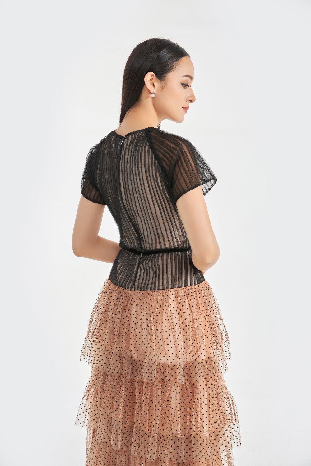 Jena Ruffle Layers Dress MEAN BLVD