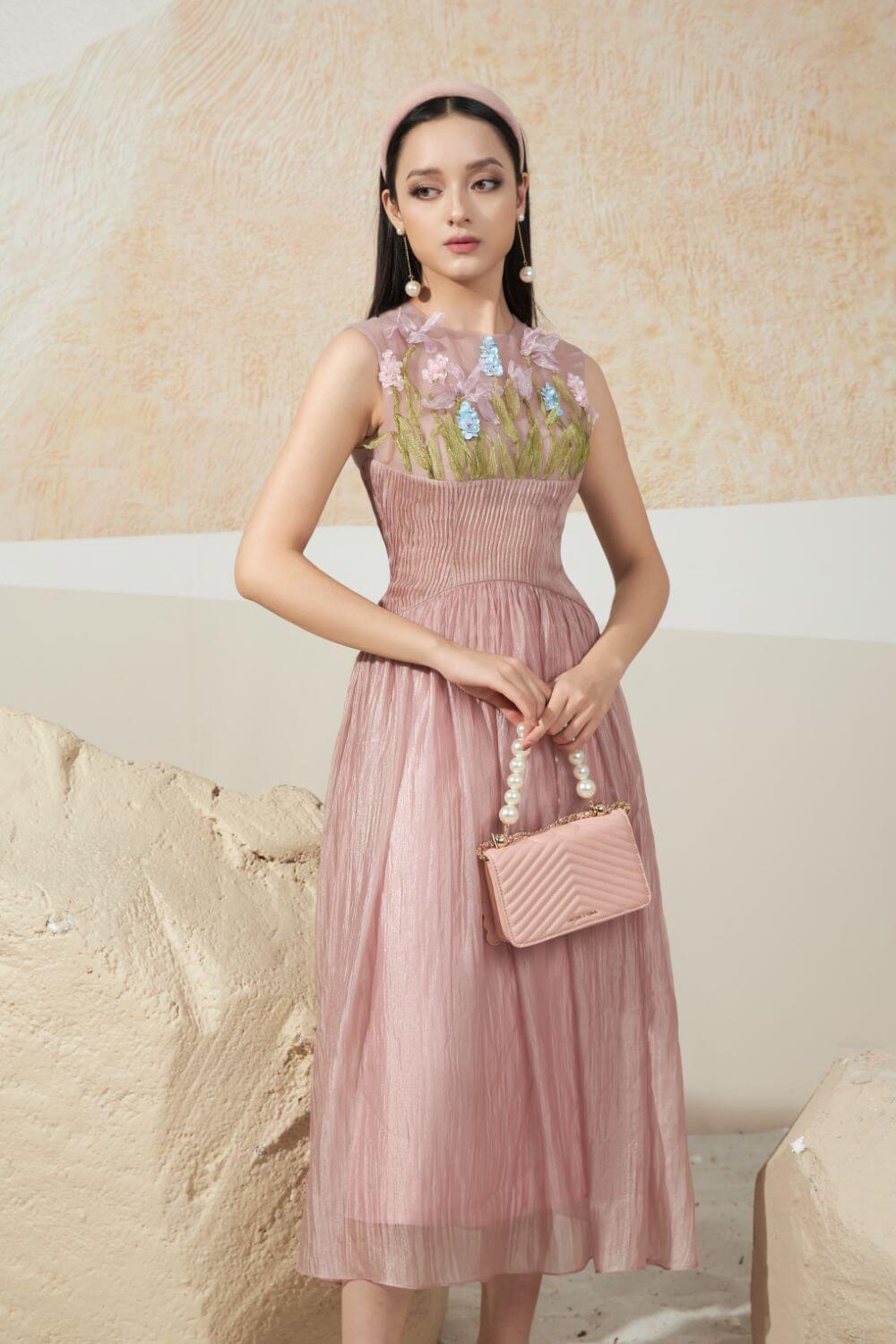 Jennifer Round Neck Dress MEAN BLVD