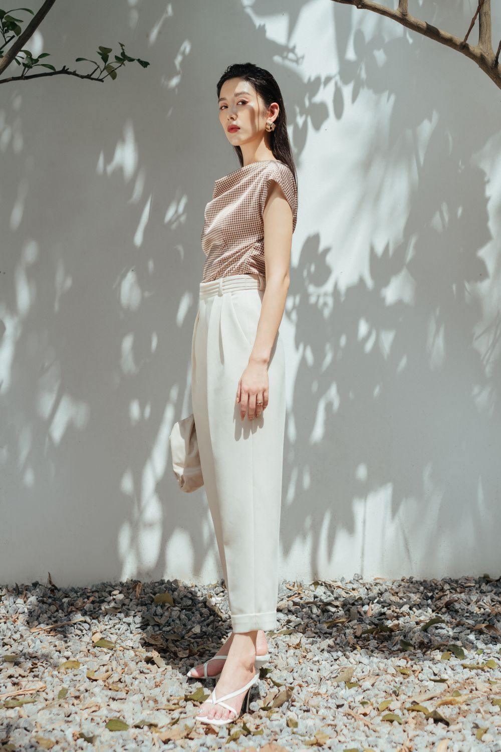 Joan Folded Hem Pants MEAN BLVD