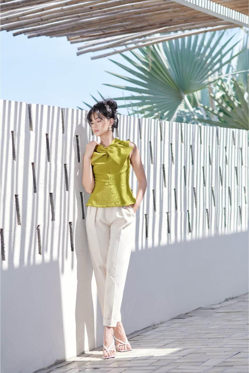 Joan Folded Hem Pants MEAN BLVD