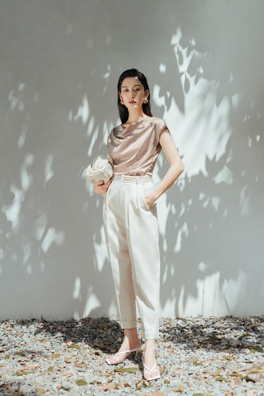 Joan Folded Hem Pants MEAN BLVD