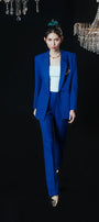 Kai Straight Pintucks Wool Blend Long Length Pants MEAN BLVD