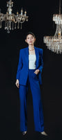 Kai Straight Pintucks Wool Blend Long Length Pants MEAN BLVD