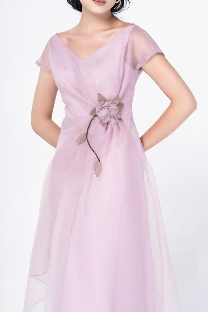 Kamille 3D Floral Dress MEAN BLVD
