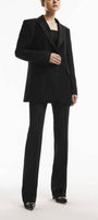 Kathy Sack Peak Lapel Cotton Blend Blazer MEAN BLVD
