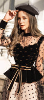 Kravitz Peplum Dress MEAN BLVD