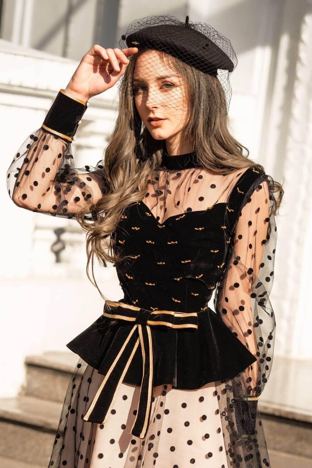 Kravitz Peplum Dress MEAN BLVD
