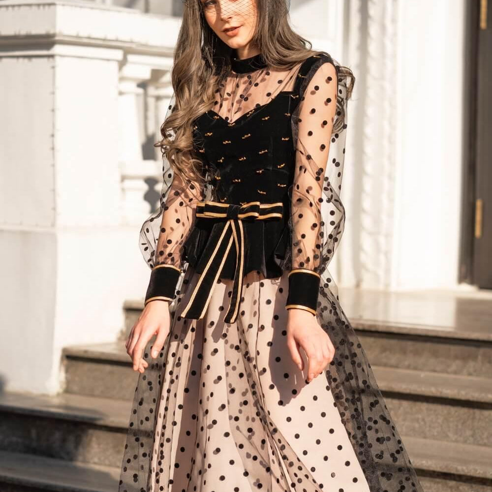 Kravitz Peplum Dress MEAN BLVD