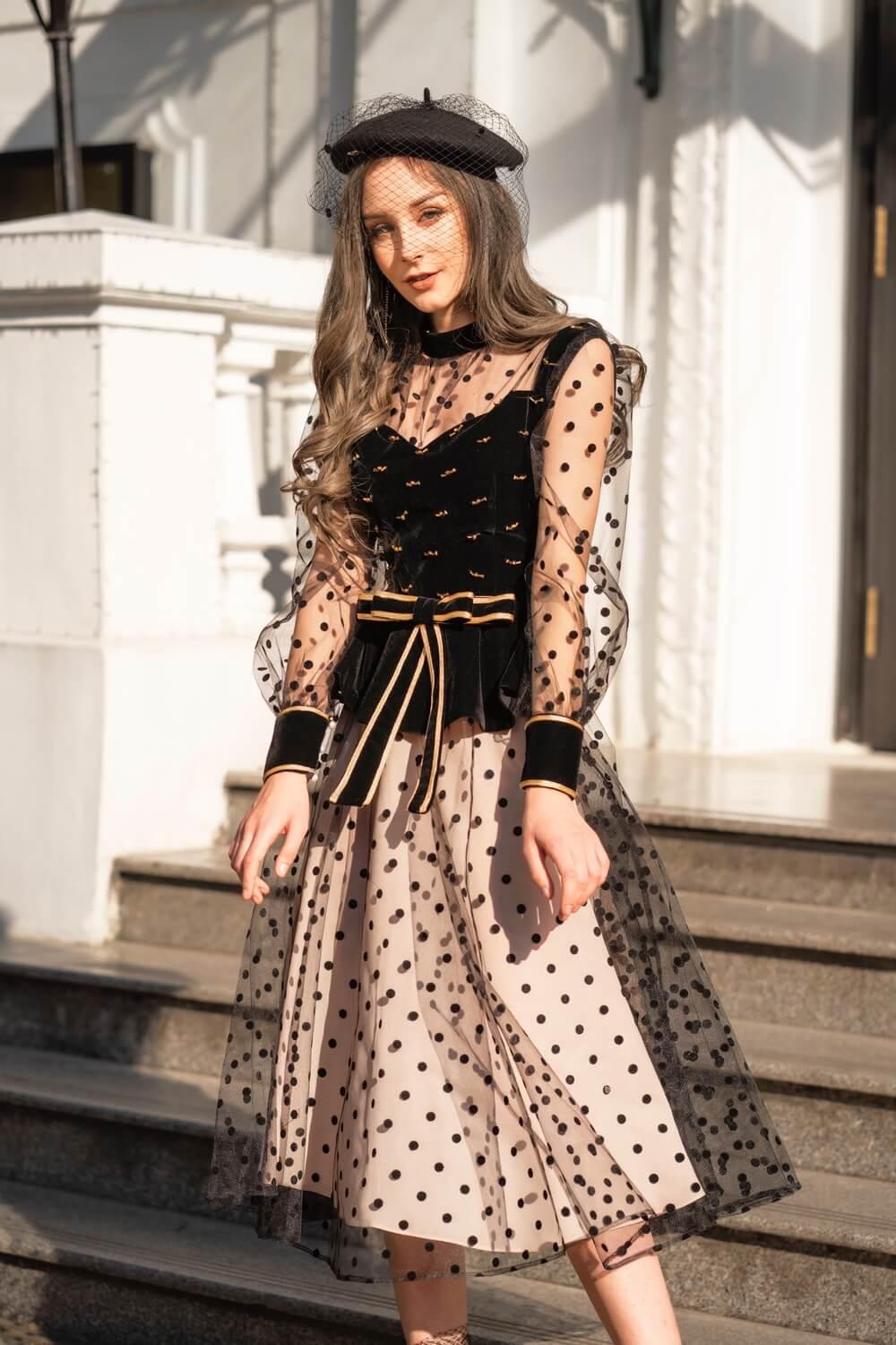 Kravitz Peplum Dress MEAN BLVD