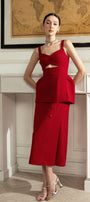 Larissa Button Line Skirt MEAN BLVD